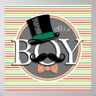 Lusnygg babyskare Bright Rainbow Rand Poster