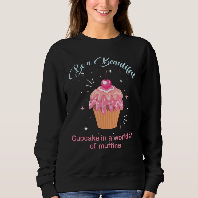 Lusnygg Baking Quote Cuptårtidé T Shirt (Framsida)