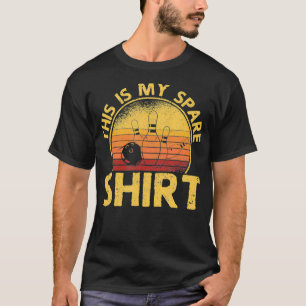 Lusnygg Bowlareare sport Bowl Retro Det här är min T Shirt