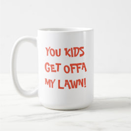 Lusnygg Geezer får offa min Gräsmatta Pappa Mugg