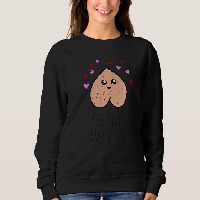 Lusnygg jag Nöt om dig Alla hjärtans dag Anniv T Shirt (Framsida)