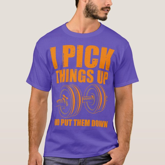 Lusnygg jag Plocka Sak, lägg ner dem Gift Manar T Shirt (Framsida)