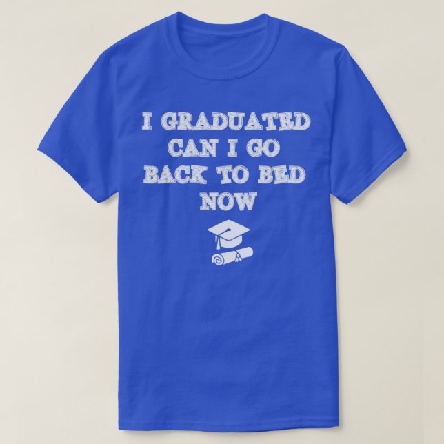 Lusnygg kan jag gå tillbaka till Bed for Studenten T Shirt (Design framsida)