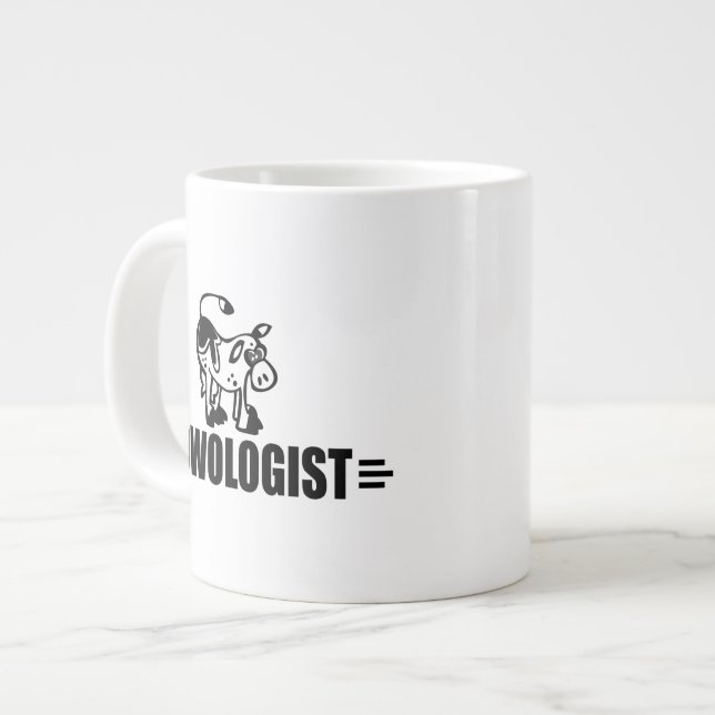Lusnygg kon jumbo mugg (Framsida vänster)