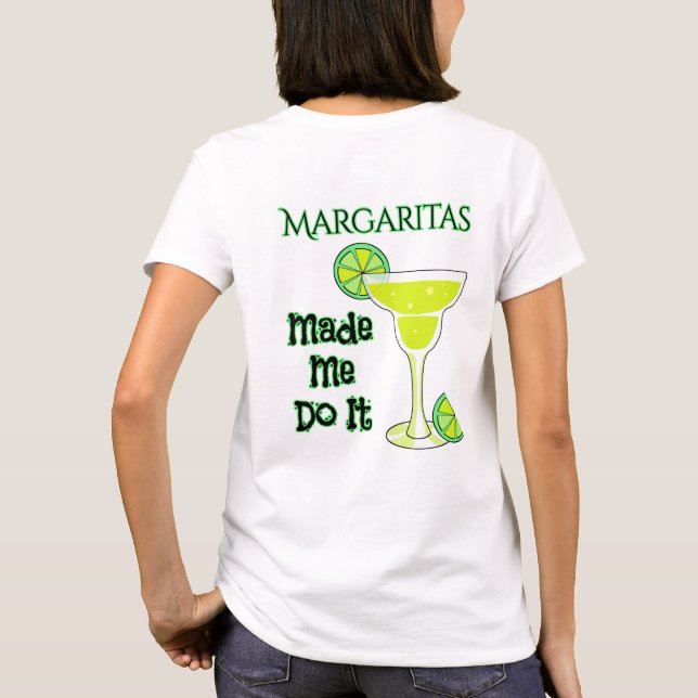 Lusnygg Margaritas gjorde det T Shirt (Baksida)