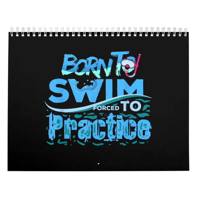 Lusnygg simmande gåva en simmare kalender (Omslag)