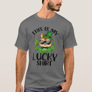Lusnygg St patrick's day Squirrel Det här är min t Shirt