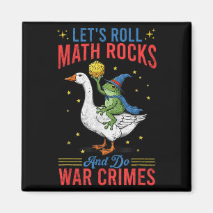 Lusnygroda gäss Låt oss Roll Math Sten och Do Krig Magnet