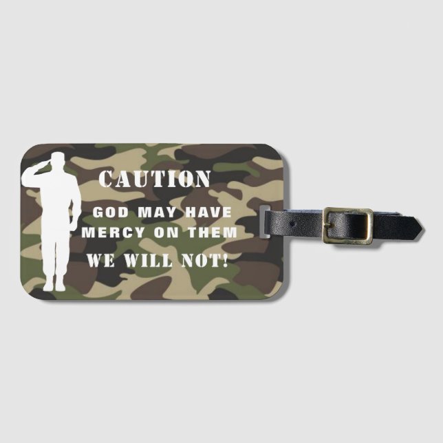 Lusnygud må ha Mercy Camo Bagagebricka (Framsida horisontal)