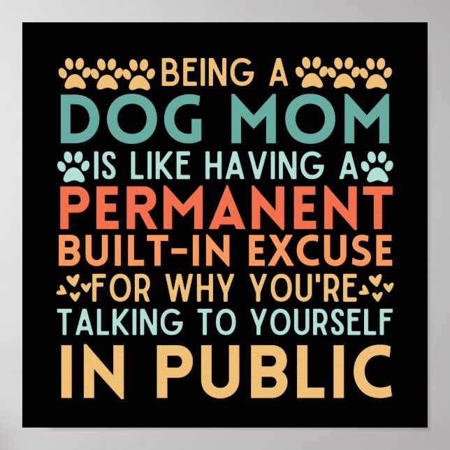 Lusnyhet är en Mamma-citat från Hund Poster (Framsidan)