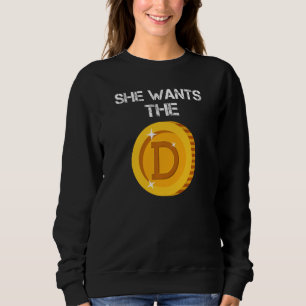 Lusnyhet Doge Coin Meme Dirty Joke Hodl Doge Hon v T Shirt