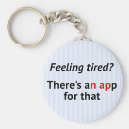 Lusnyhet rand geek nyckelring