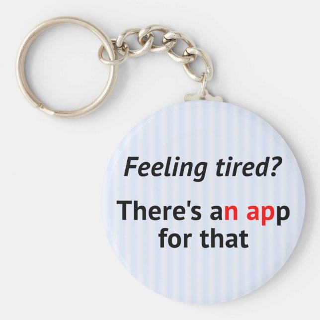 Lusnyhet rand geek nyckelring (Framsidan)