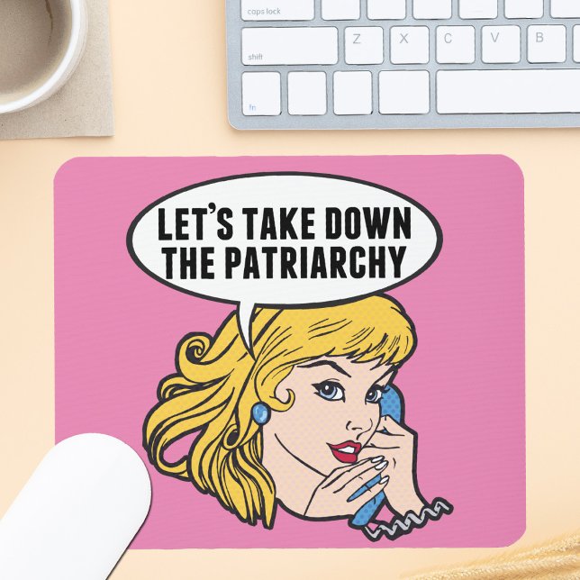 Lusnyhet Retro Feminist Pop Art Anti Patriarchy Ro Musmatta (Skapare uppladdad)