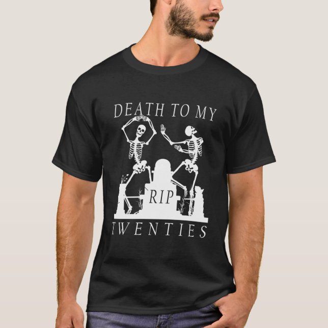 Lusnyj 30års födelsedag Rip Död till min 200 Skele T Shirt (Framsida)