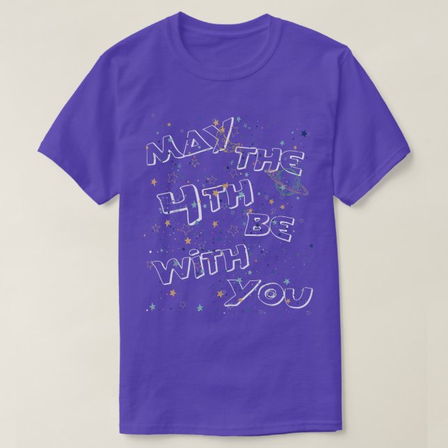 Lusnyj 4e födelsedagen ska vara med dig T-Shirt (Design framsida)