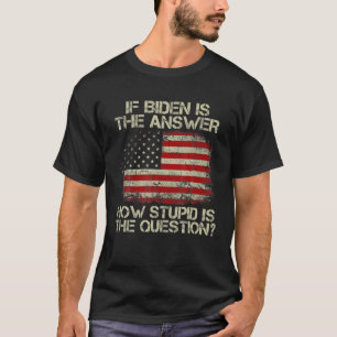 Lusnyj anti Joe Biden Quote som säger om Biden är T Shirt