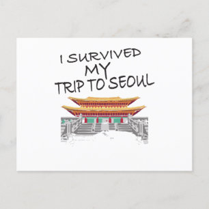 Lusnyj att jag har Resa till Seoul-överlevnad Vykort