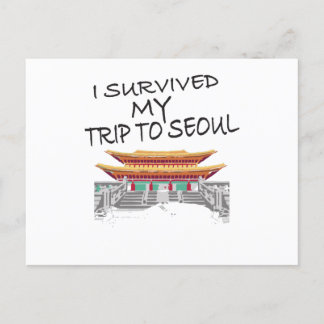 Lusnyj att jag har Resa till Seoul-överlevnad Vykort