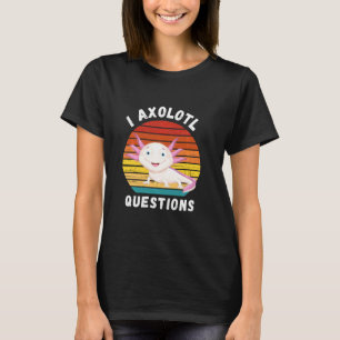 Lusnyj Axolotl ifrågasätter Cute Axolotl Kids Bo T Shirt