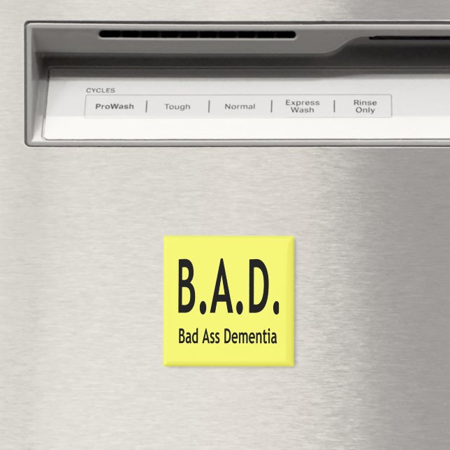 Lusnyj BAD-demens Förfalskad typografi Magnet (In Situ (Dishwasher))