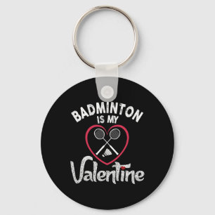 Lusnyj Badminton är min Valentine Coach Player Flä Nyckelring