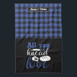 Lusnyj Baker Pun allt du vet är Kärlek Play Kökshandduk<br><div class="desc">Lustigt och coola kökshandduk för att göra matlagning mer roligt. Personlig för familj och vänner som kärlek lagar mat,  bakar och provar nya recept i köket. Anpassa ordalydelsen så att den passar din tillfälle. Du kan ändra teckensnittstypen,  teckensnittet färg och teckensnittet storlekt genom att använda Verktyg i Design.</div>