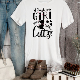 Lusnyj, bara en flicka som Kärlek Cats T-Shirt