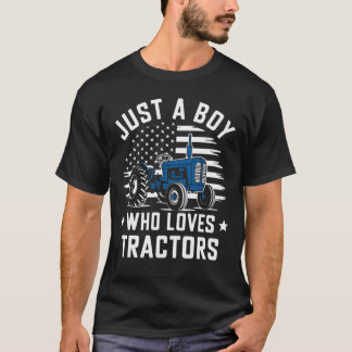 Lusnyj bara en pojke som Kärlek Tractor Kids T Shirt