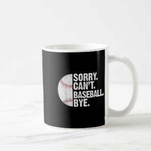 Lusnyj Baseball ledsen Cant Baseball Adjö Baseball Kaffemugg