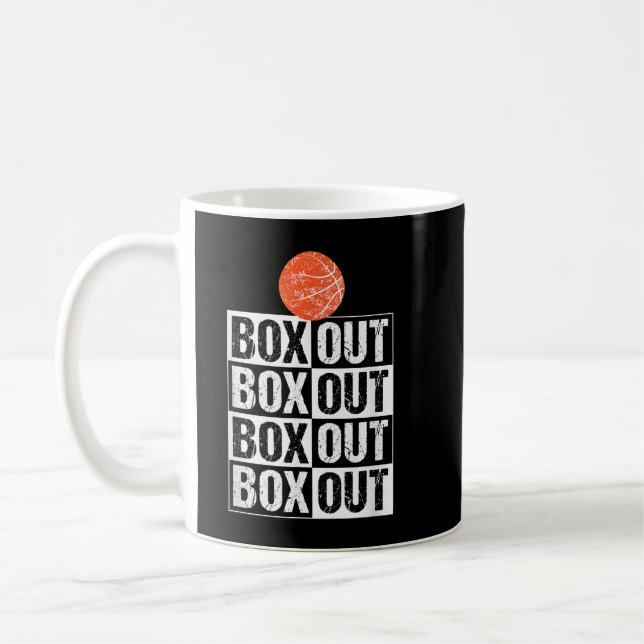 Lusnyj Basketball Coach T Gift Box Out Say Kaffemugg (Vänster)