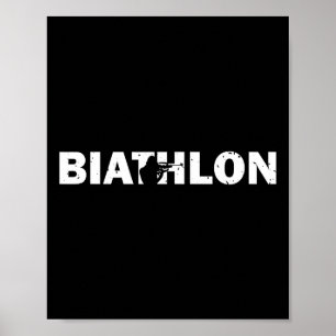 Lusnyj Biathlon Biathlete Shoing Skiing Target Sp Poster