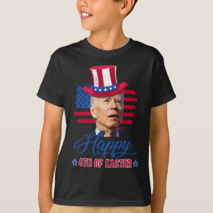 Lusnyj Biden Dazed Merry 4th of Påsk 4:e juli T Shirt