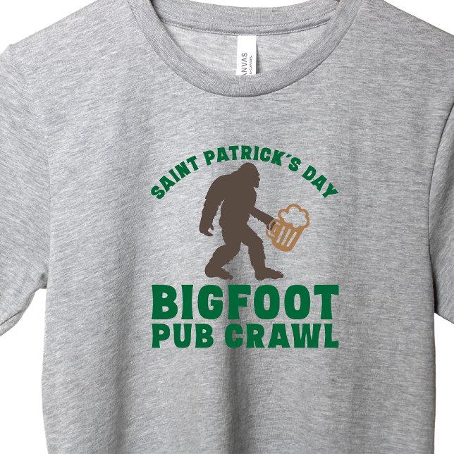 Lusnyj Big Foot Pub Crawl St patricks day T-Shirt (Skapare uppladdad)
