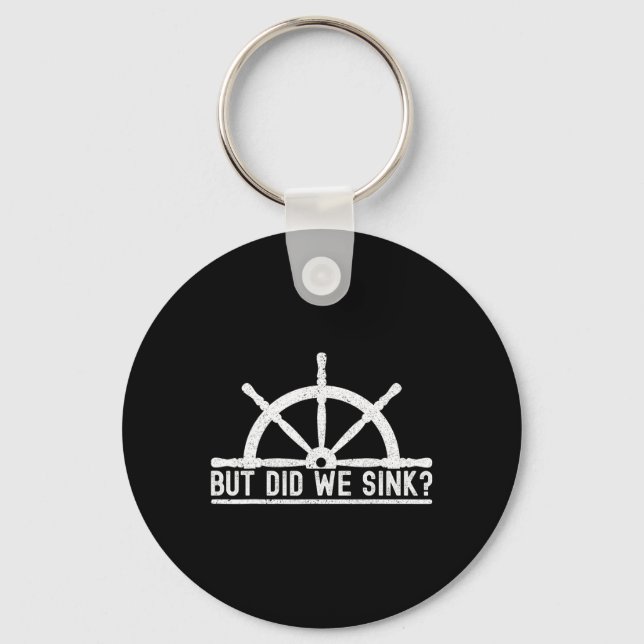 Lusnyj Boat Pun Sailing men Sink Boating Lov. Nyckelring (Framsida)