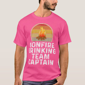 Lusnyj Bonfire Drinking Team Kapten Campfire Campi T Shirt