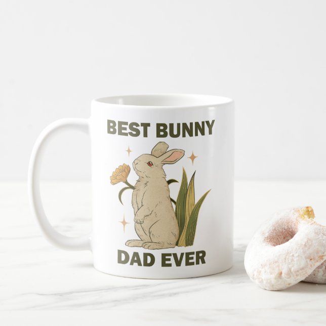 Lusnyj Bunny, Bästa Bunny Pappa någonsin, Bunny Äl Kaffemugg (Med munk)