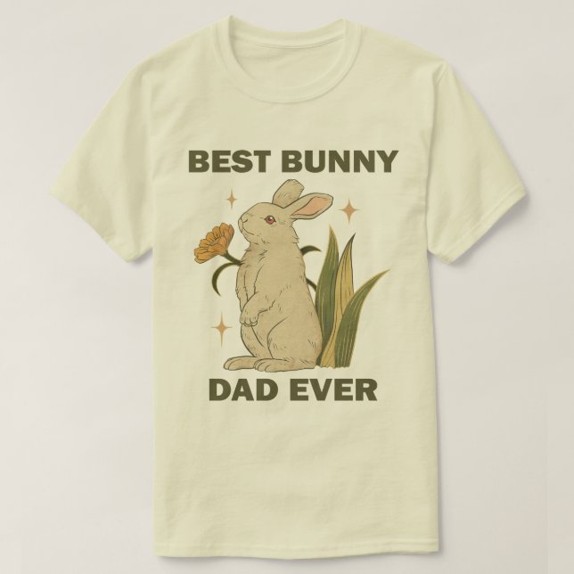 Lusnyj Bunny, Bästa Bunny Pappa någonsin, Bunny Äl T Shirt (Design framsida)