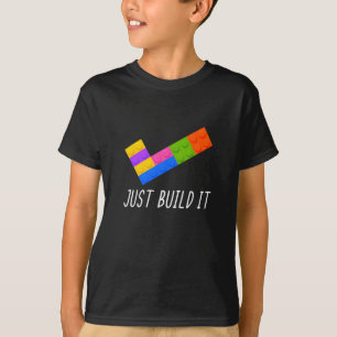 Lusnyj Byggde just att det Byggde Blocks Gift Mana T Shirt