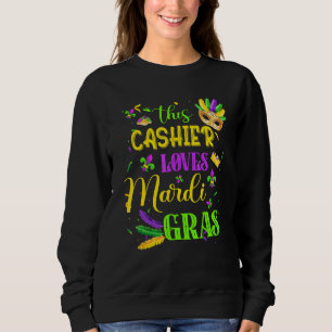 Lusnyj Cashier Kärlek Mardi Gras Festival Carni T Shirt