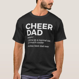 Lusnyj Cheer Pappa Definition Bästa Pappa någonsin T Shirt
