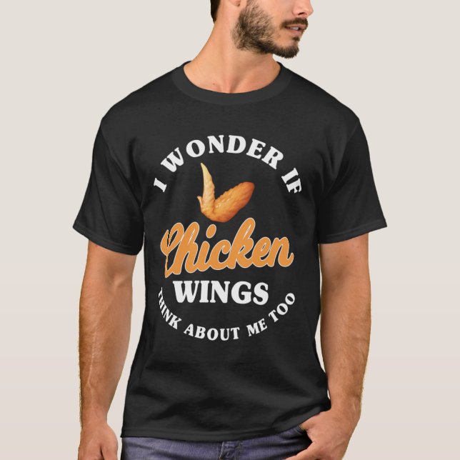 Lusnyj Chicken Vingar som säger Hett Vinge Fast Fo T Shirt (Framsida)