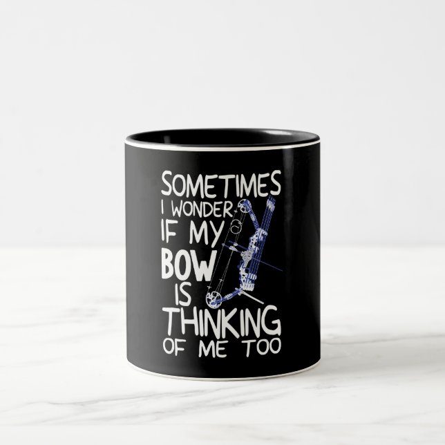 Lusnyj Compound Bow-jägare Två-Tonad Mugg (Center)