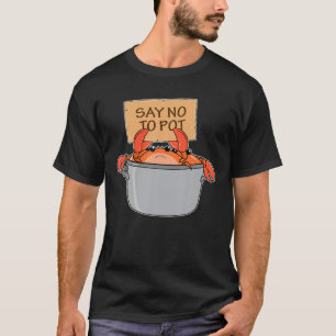 Lusnyj Crab Boil Cooking Seafood Pot Chef T Shirt