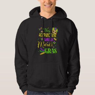 Lusnyj denna akupunktur Kärlek Mardi Gras Festival Hoodie