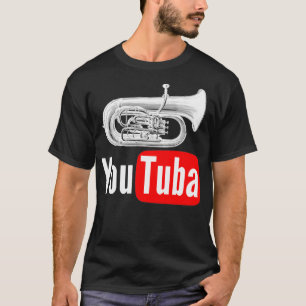 Lusnyj dig Tuba Marching Band T Shirt