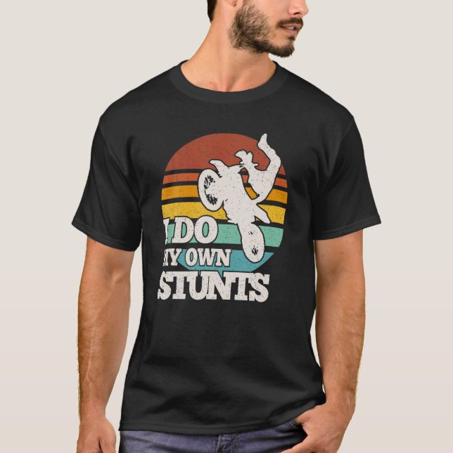Lusnyj Dirt Bike I gör mina egna stenar Motocross  T Shirt (Framsida)