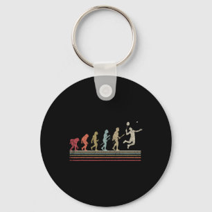 Lusnyj Dminton Vintage Retro Stil Evolution of Man Nyckelring