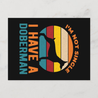 Lusnyj Doberman Quote jag har en Doberman Helg Vykort