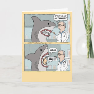 Lusnyj Doktor Ge Shark, en kontrollfödelsedag Kort